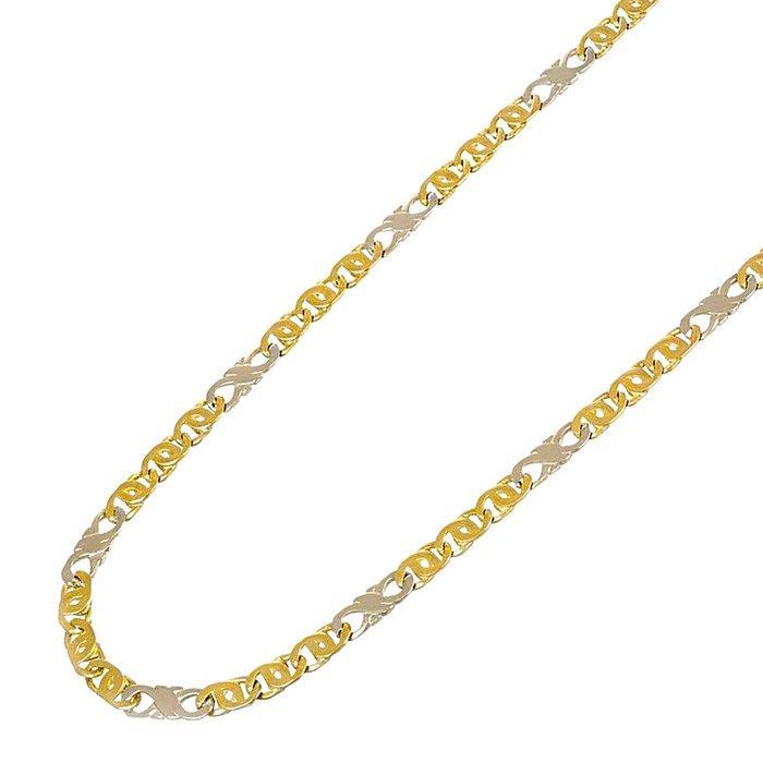 Halsketting - 18 karaat Geel goud, Witgoud, Handtassen en Accessoires, Kettingen