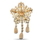 Broche - 18 karaat Geel goud, Antieke 18k roségoud en 1,50, Bijoux, Sacs & Beauté, Bijoux anciens