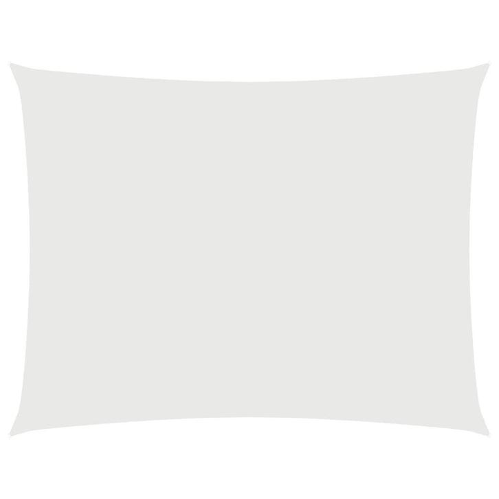 Rechthoekig Zonnescherm 3x4.5m Wit | Retour Deal | Waterd..., Tuin en Terras, Zonneschermen, 450 cm of meer, Nieuw, Overige typen