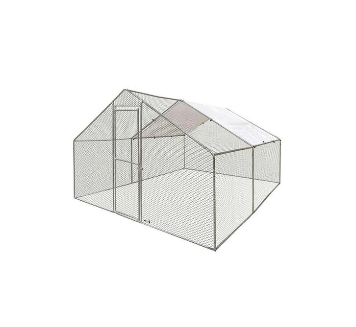 MaxxPet Kippenren - kippenhok metaal - 3x4x2m (Kippenhokken), Dieren en Toebehoren, Pluimvee | Toebehoren, Nieuw, Ophalen of Verzenden