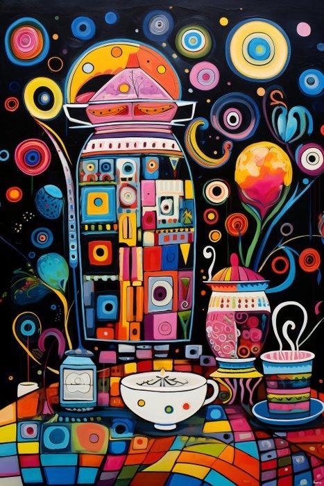 Felix van Horst - Cosmic Caffeine (XXL), Antiek en Kunst, Kunst | Designobjecten