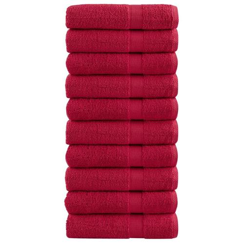 vidaXL Badhanddoeken SOLUND 10 st 600 g/m² 100x150 cm, Huis en Inrichting, Badkamer | Badtextiel en Accessoires, Nieuw, Verzenden