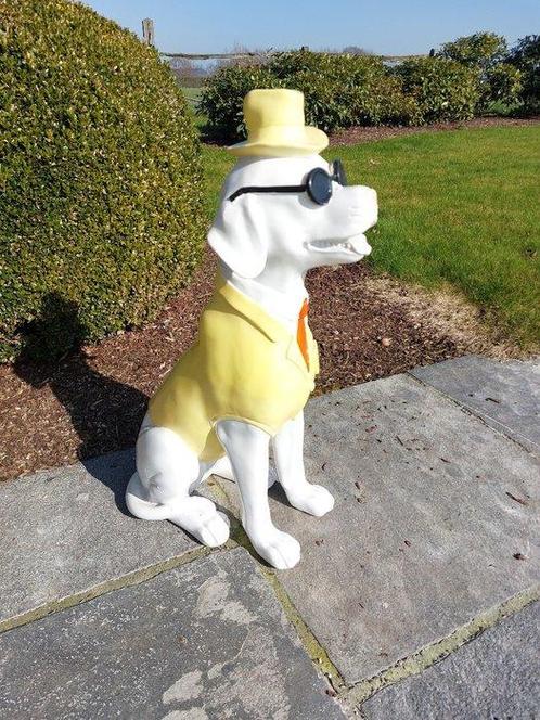 Beeld, Mister dog in smoking - 60 cm - polyresin, Antiek en Kunst, Curiosa en Brocante