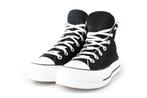 Converse Hoge sneakers in maat 37½ Zwart | 5% extra korting, Verzenden, Zwart, Converse, Zo goed als nieuw