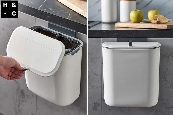 2dekans | Home & Comfort Handig keukenprullenbakje van 7.7L, Huis en Inrichting, Woonaccessoires | Prullenbakken, Ophalen of Verzenden