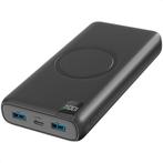 Strex Powerbank met Draadloze Qi Snellader - 27.000 mAh, Verzenden, Nieuw