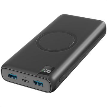 Strex Powerbank met Draadloze Qi Snellader - 27.000 mAh beschikbaar voor biedingen