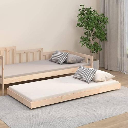 vidaXL Bedframe zonder matras massief grenenhout 90x190 cm, Huis en Inrichting, Slaapkamer | Bedden, Nieuw, Verzenden