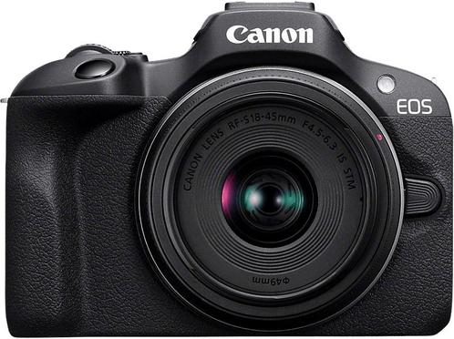 Canon -  Hybride Camera Eos R100 + Rf-s 18-45 Mm  - Zwart, Audio, Tv en Foto, Fotocamera's Digitaal, Nieuw, Canon, Verzenden