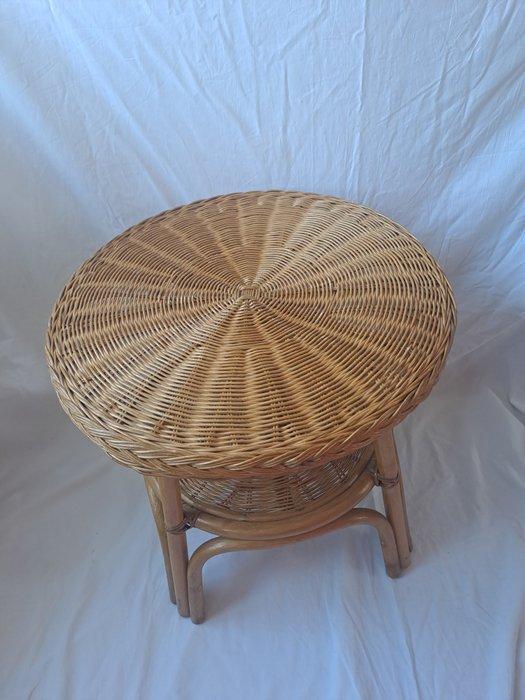 Bijzettafel - Rattan, Antiek en Kunst, Curiosa en Brocante
