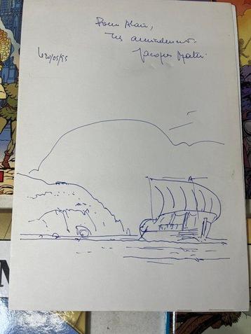 Jhen - 4x C + 4x signature + dessin original dédicacé - 4 beschikbaar voor biedingen