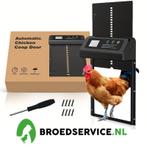 Actie - Premium Kippendeur met Timer en Zonnepaneel, Verzenden, Nieuw, Kippenhok of Kippenren