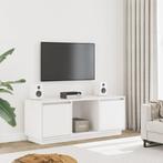 vidaXL Tv-meubel 110,5x35x44 cm massief grenenhout wit, Huis en Inrichting, Kasten |Televisiemeubels, Verzenden, Nieuw