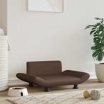 vidaXL Hondenmand 70x45x28 cm kunstleer bruin, Verzenden, Nieuw