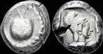Ca 460-430bc Pamphylia Side Ar stater pomegranate zilver, Verzenden