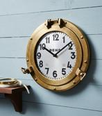 Raamklok voor vaartuig - Messing - 1950-1960 - Scheepsluik