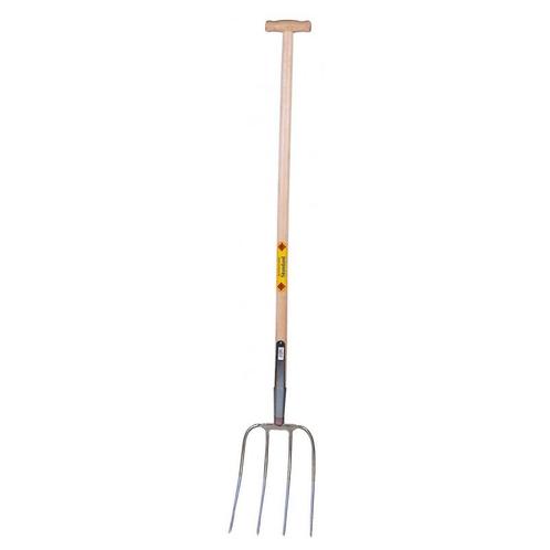 Fourche fumier manche freine 110cm 31 x 23 poignée t - kerbl, Jardin & Terrasse, Outils à main, Neuf