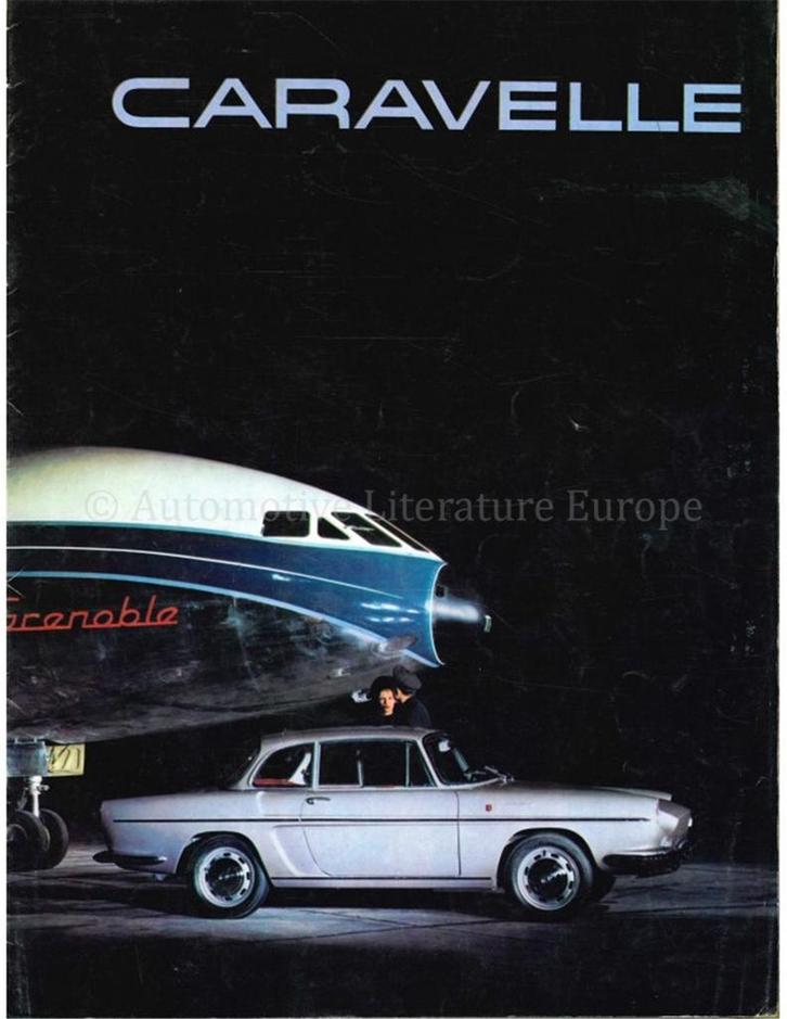 1965 RENAULT CARAVELLE BROCHURE DUITS, Boeken, Auto's | Folders en Tijdschriften