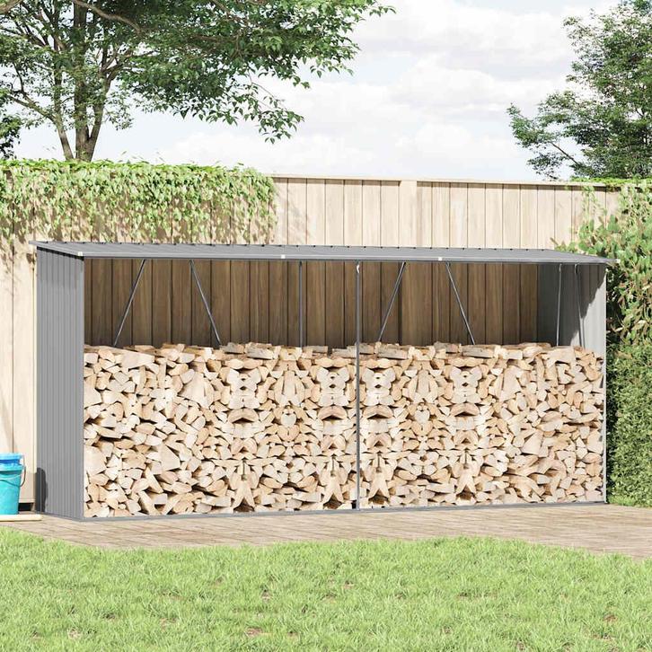 330cm Houtopslag | OP = OP | Zonder pech, met korting!, Tuin en Terras, Bergingen en Tuinkasten, Nieuw, Metaal, Overige typen