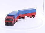 Schaal 1:50 Lion Car Nr.63 Daf 2800 vrachtauto met aanhan..., Hobby en Vrije tijd, Ophalen of Verzenden, Gebruikt