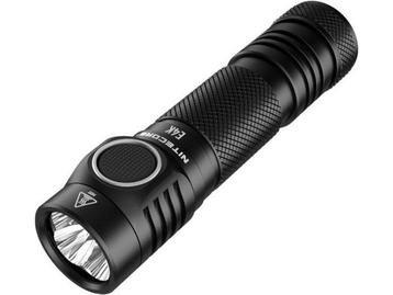 NiteCore zaklamp E4K- 4400 lumen- Zwart beschikbaar voor biedingen