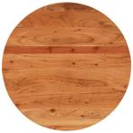 Acacia Tafelblad Rond Ã80cm | OP = OP | 42% Voordeel!, Huis en Inrichting, 50 tot 100 cm, Verzenden, Rond, Nieuw