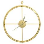 Wandklok 52cm Goud | Retour Deal | Style je interieur!, Huis en Inrichting, Verzenden, Nieuw, Analoog, Wandklok