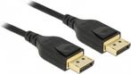 DeLOCK premium DisplayPort kabel - versie 1.4 - 8K gecert..., Computers en Software, Pc- en Netwerkkabels, Verzenden, Nieuw