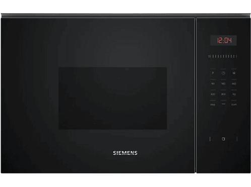 Siemens -  Inbouw Microgolf Met Grill - Zwart, Elektronische apparatuur, Microgolfovens, 60 cm of meer, Inbouw, Draaiplateau, Grill