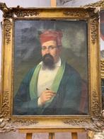 Italiaanse school (XIX) - Giovane turco con sigaro, Antiek en Kunst
