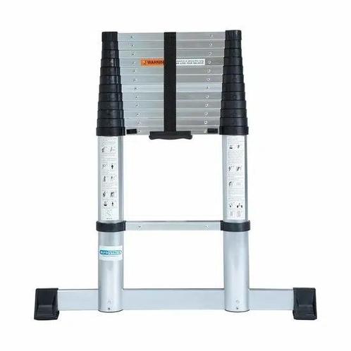 Greybrand telescoopladder 3,80 meter softclose, Doe-het-zelf en Bouw, Ladders en Trappen, Nieuw, Verzenden