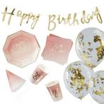 Happy Birthday Decoratie Set 6 delig, Hobby en Vrije tijd, Feestartikelen, Verzenden, Nieuw