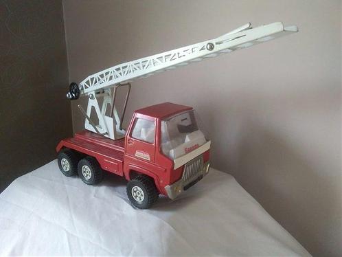 Sanson  - Voiture-jouet Jouet en tôle Camion de pompiers -, Antiek en Kunst, Antiek | Overige Antiek
