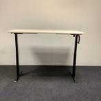 Tweedehands refurbished Zit-sta slinger bureau 160x80 cm,, Huis en Inrichting, Bureaus, In hoogte verstelbaar, Gebruikt, Bureau