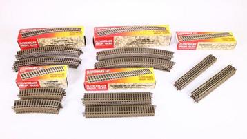 Fleischmann H0 - 6101/6120/6125/6127 - Rails - Paquet de 45