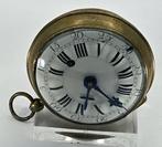 BRENOT A DIJON - vergoldete Oignonspindeluhr - Emaille, Handtassen en Accessoires, Horloges | Heren, Nieuw