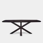 Tafel Deens Ovaal eikenhout  Matrix hout  200x100, Huis en Inrichting, Tafels | Eettafels, Nieuw