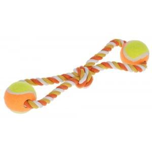 Jouet à tirer avec balles, orange, 34 cm, cotton, Animaux & Accessoires, Accessoires pour chiens