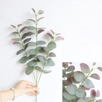 Kunst Boeket - Zijden Eucalyptus Planten Plant Luxe, Huis en Inrichting, Verzenden, Nieuw
