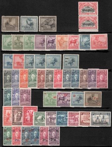Belgisch-Congo 1912/1961 - CONGO BELGE en RUANDA-URUNDI beschikbaar voor biedingen