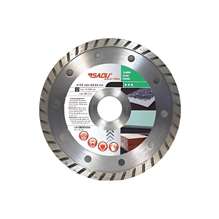 SADU Diamantschijf Turbo 125x22,23x7mm, Doe-het-zelf en Bouw, Gereedschap | Slijpmachines, Nieuw, Ophalen of Verzenden