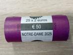 Frankrijk. 2 Euro 2025 Notre Dame de Paris (25 stuks) in