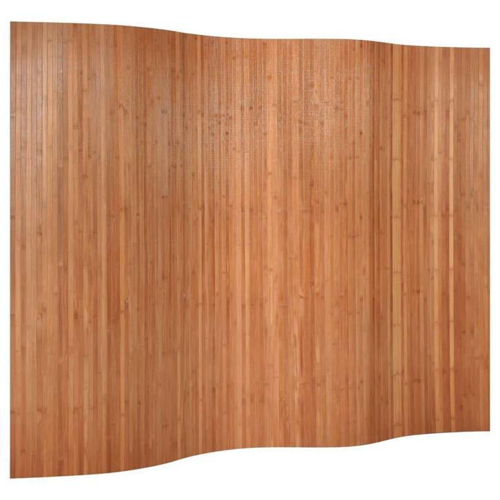 Bamboe Kamerscherm Bruin 165x250cm | Tweede Kansje, Huis en Inrichting, Woonaccessoires | Kamerschermen, Nieuw, Verzenden
