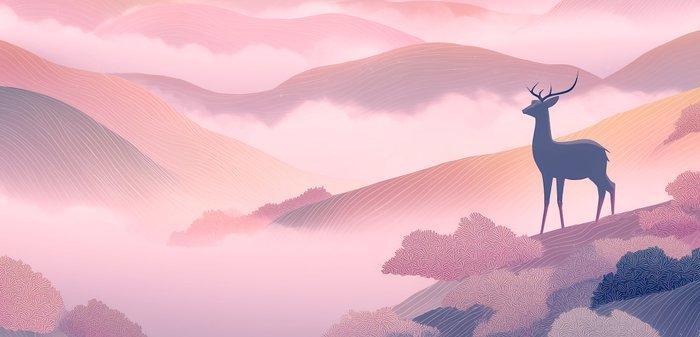 Hana Noé - Majestic Deer, Antiek en Kunst, Kunst | Designobjecten