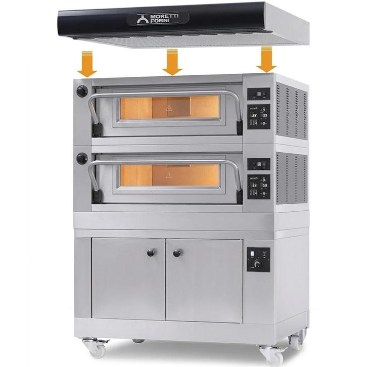 Afdekkap | Moretti Forni serieP P60E Pizzaoven |, Articles professionnels, Horeca | Équipement de cuisine, Envoi