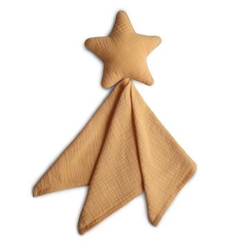 Mushie Knuffeldoekje - Lovely Blanket - Star Yellow beschikbaar voor biedingen