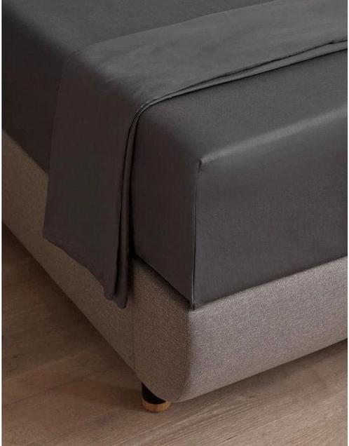 Tweedekans | Home by TEMPUR® Hoeslaken - Antraciet – 90 x, Huis en Inrichting, Slaapkamer | Beddengoed, Ophalen of Verzenden