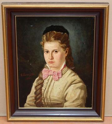 Eliecer Jaureguízar Cagigal (1856-1880) - Retrato femenino