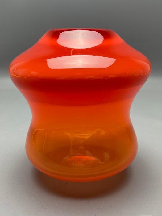 Glasfabriek Leerdam - P. Spannenberg - Vaas - Glas, Antiek en Kunst, Antiek | Glaswerk en Kristal