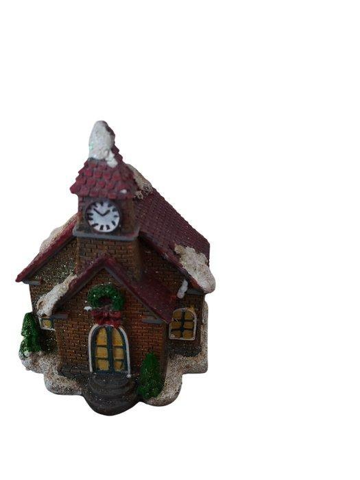 Kerstdecoratie - Hars - Klassiek Kerstdorp, Diversen, Kerst